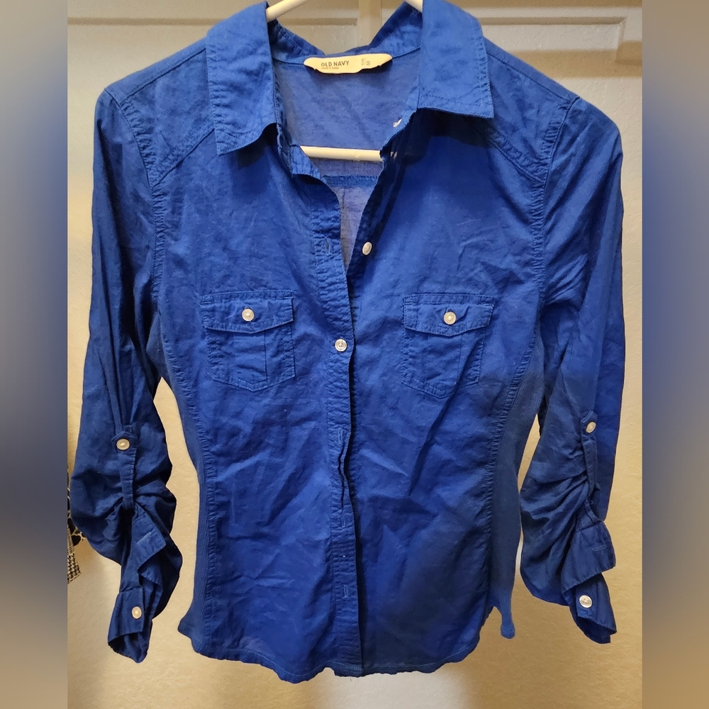 Old Navy Royal Blue Long Sleeve